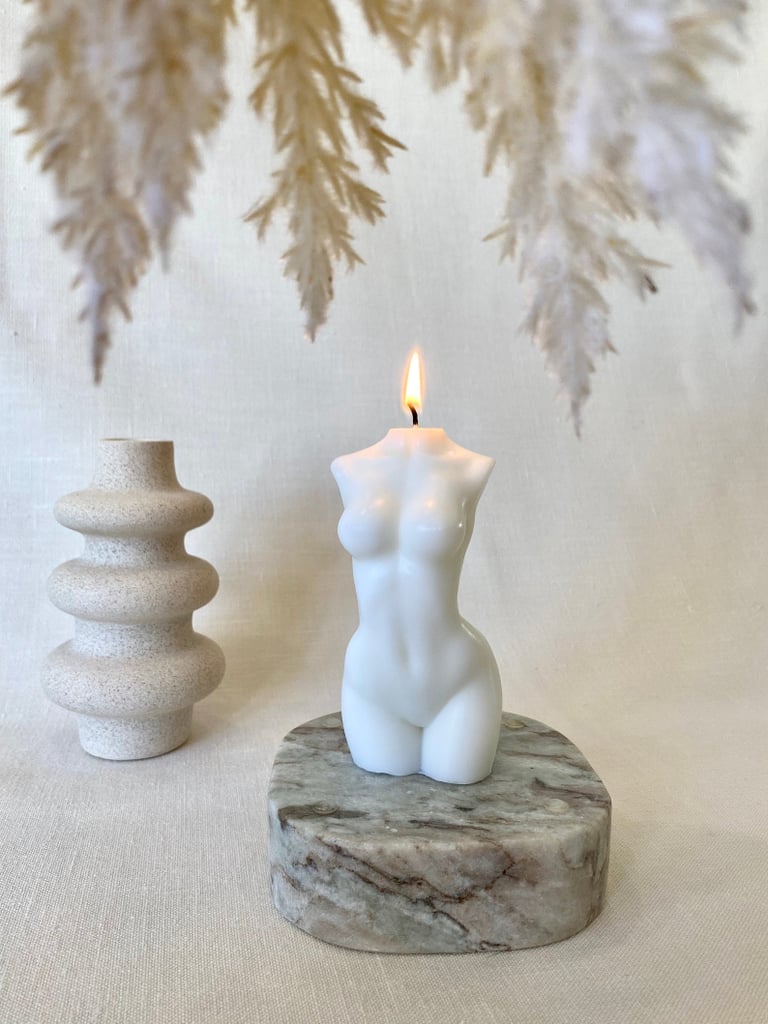 A Gorgeous Candle: Female Body Torso Candle
