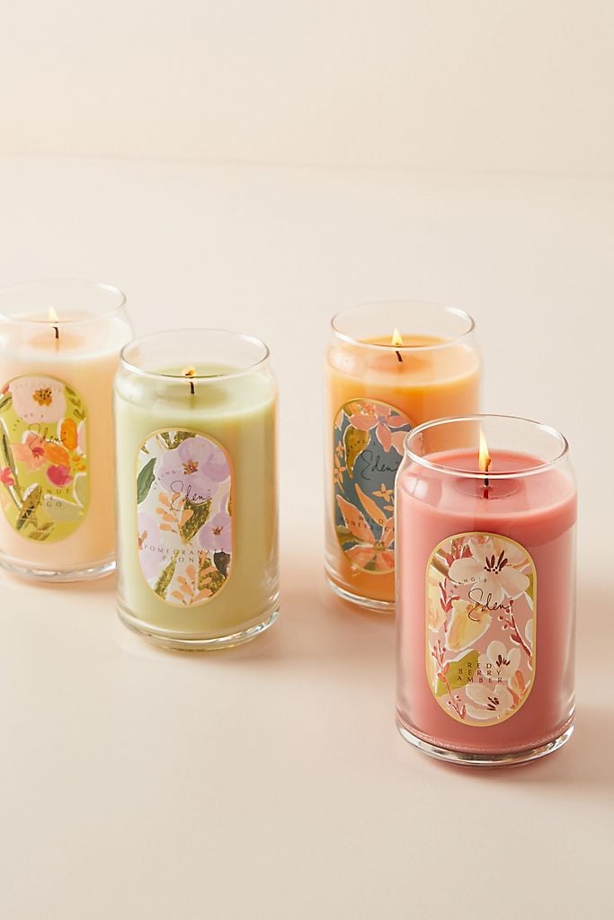 Spring's Eden Wrapped Glass Candles