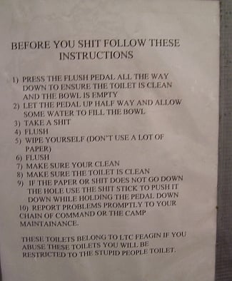 Bathroom Etiquette Signs Popsugar Love Amp Sex
