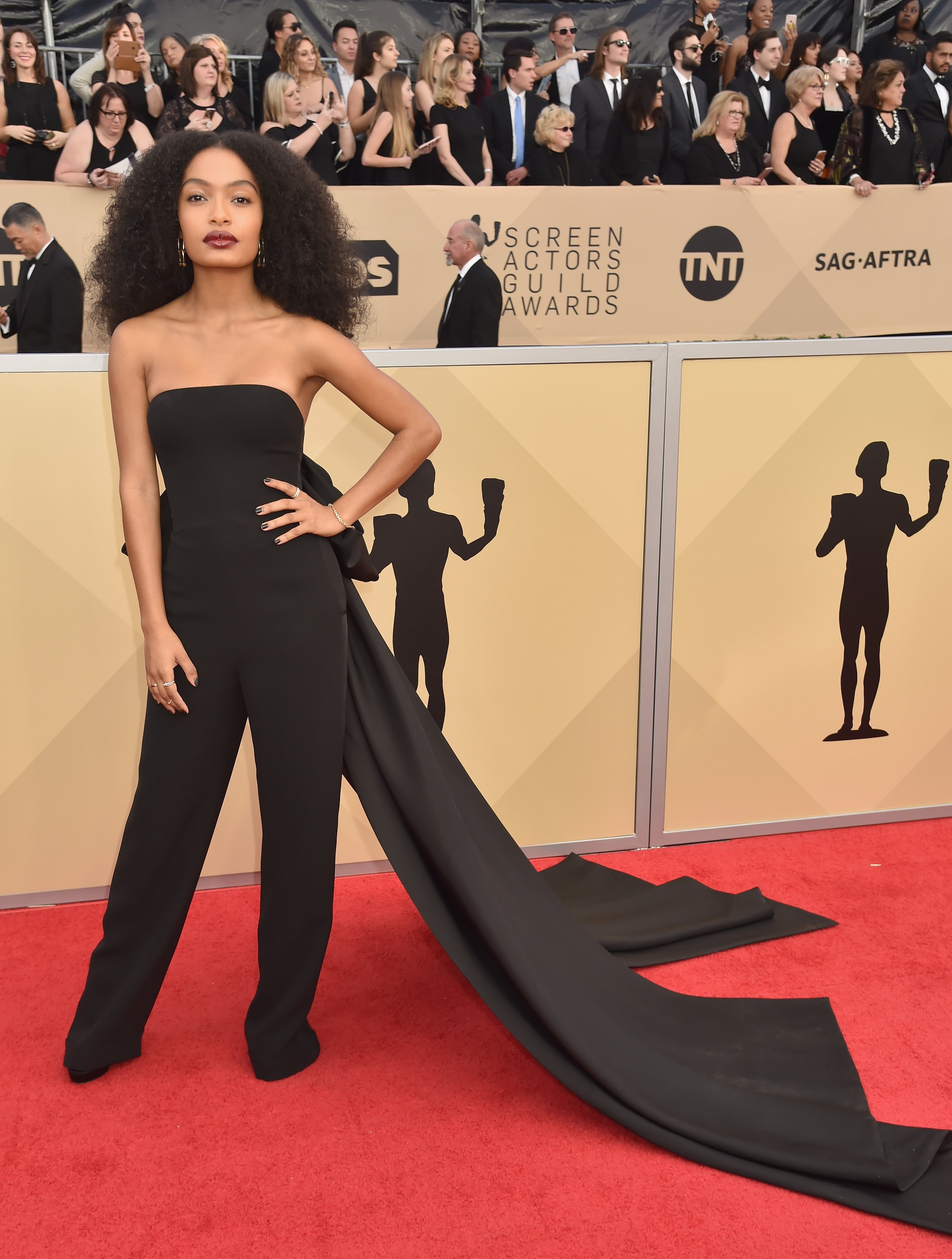 Red carpet jumpsuits 2018 clearance