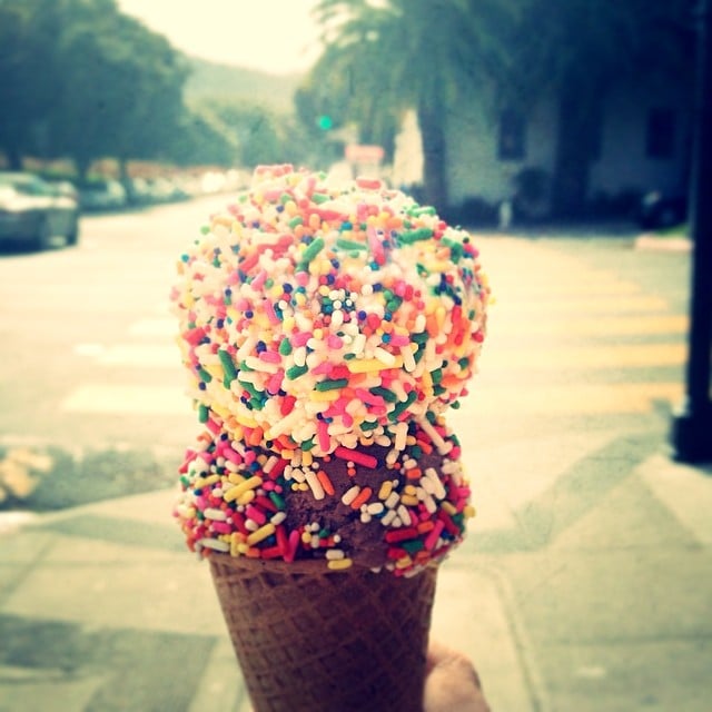 Grab an ice cream and stroll around your city's downtown area.