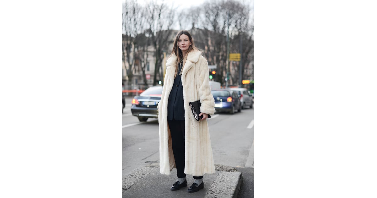 Try Socks With Flats Winter Fashion Hacks POPSUGAR Fashion