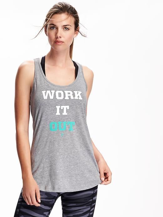 Old Navy Go-Dry Performance Graphic Top for Women