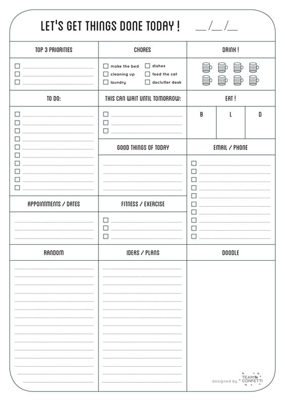 Free Printable To Do Lists POPSUGAR Smart Living
