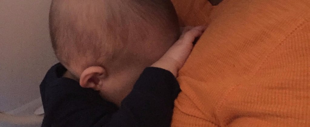 Stranger's Boobs Help Dad Flying With Baby
