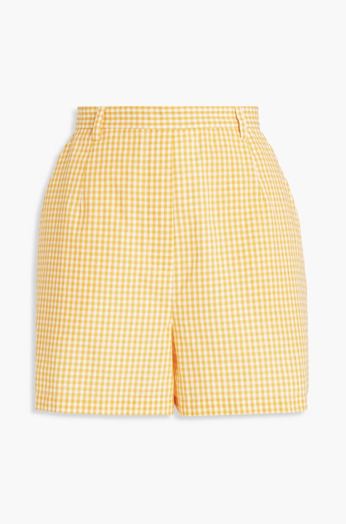 Yellow Gingham Shorts