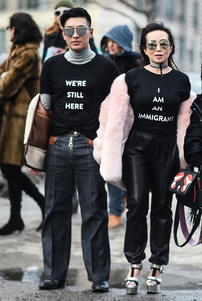 Activist Street Style at Fashion Week | POPSUGAR Fashion
