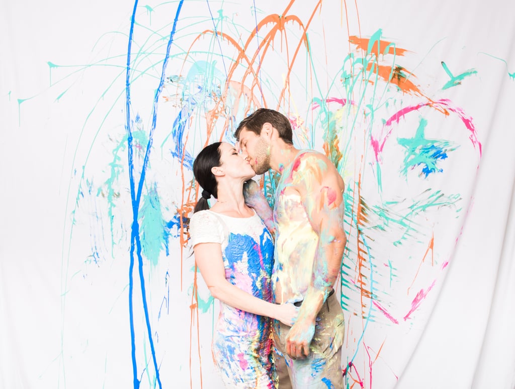 Painting Engagement Photos