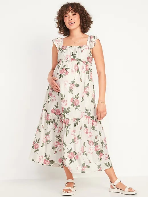 Old Navy Maternity Ruffle-Trim Floral ...