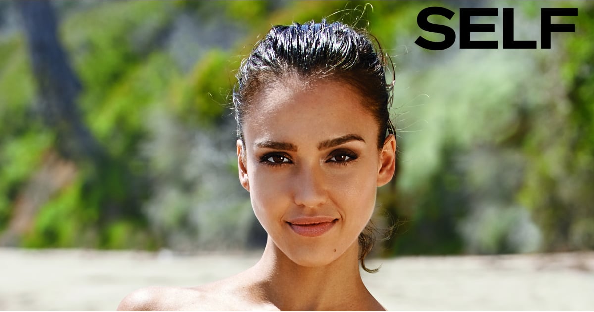 Jessica Alba Covers Self Magazine October 2015 POPSUGAR Latina