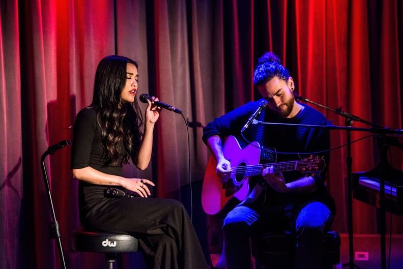 LOS ANGELES, CA - DECEMBER 14:  Carissa Alvarado and Michael Alvarado perform during The Drop: Us The Duo at The GRAMMY Museum on December 14, 2016 in Los Angeles, California.  (Photo by Timothy Norris/Getty Images)