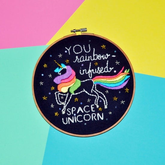 Unicorn Embroidery Hoops