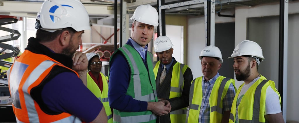 Prince William Helps Rebuild Following the "Brutal and Horrendous" Grenfell Fire in London