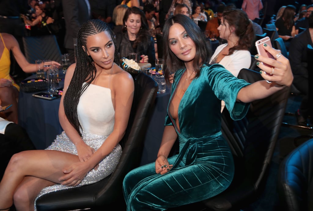 Kim Kardashian and Olivia Munn