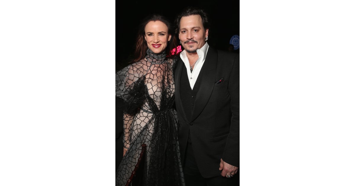 Johnny Depp and Juliette Lewis at Art of Elysium Gala 2016 ...