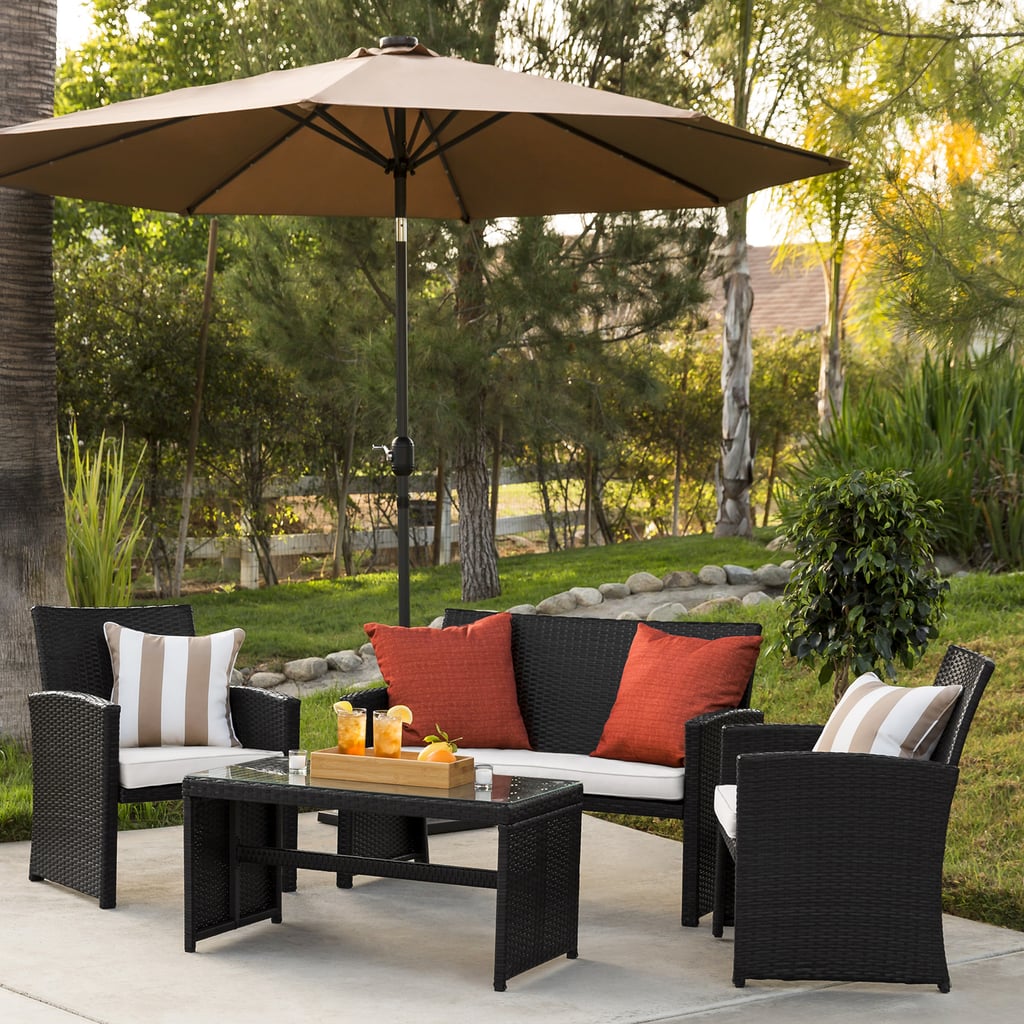 Best Choice Products 4-Piece Wicker Patio Furniture Set
