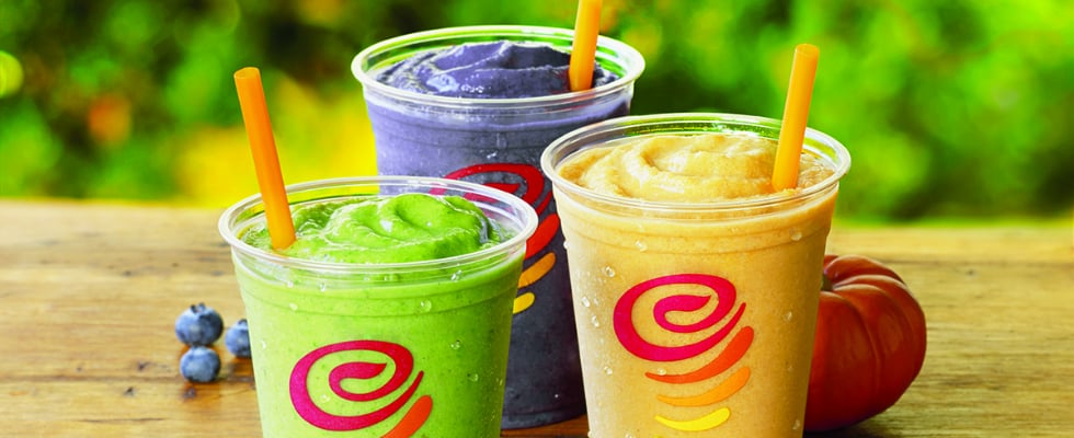 Jamba Juice Almond Milk Smoothies