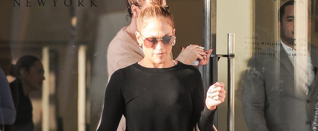 Jennifer Lopez Athleisure Street Style January 2017 Pictures