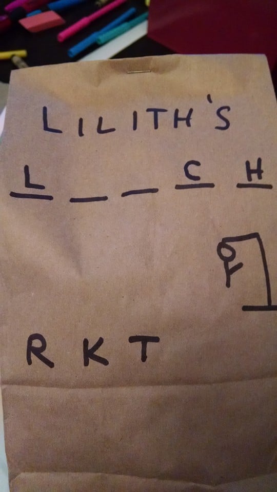 Funny Drawings For School Lunch Brown Bag