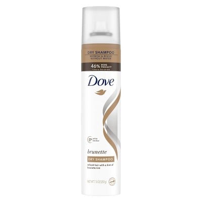 Best Dry Shampoo For Dark Hair: Dove Beauty Brunette Dry Shampoo