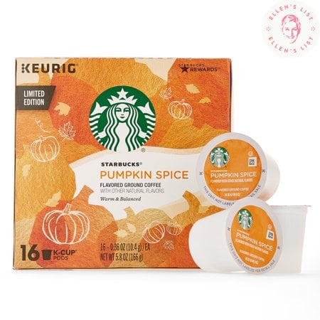 Starbucks Pumpkin Spice Flavoured Single-Cup Coffee for Keurig Brewers
