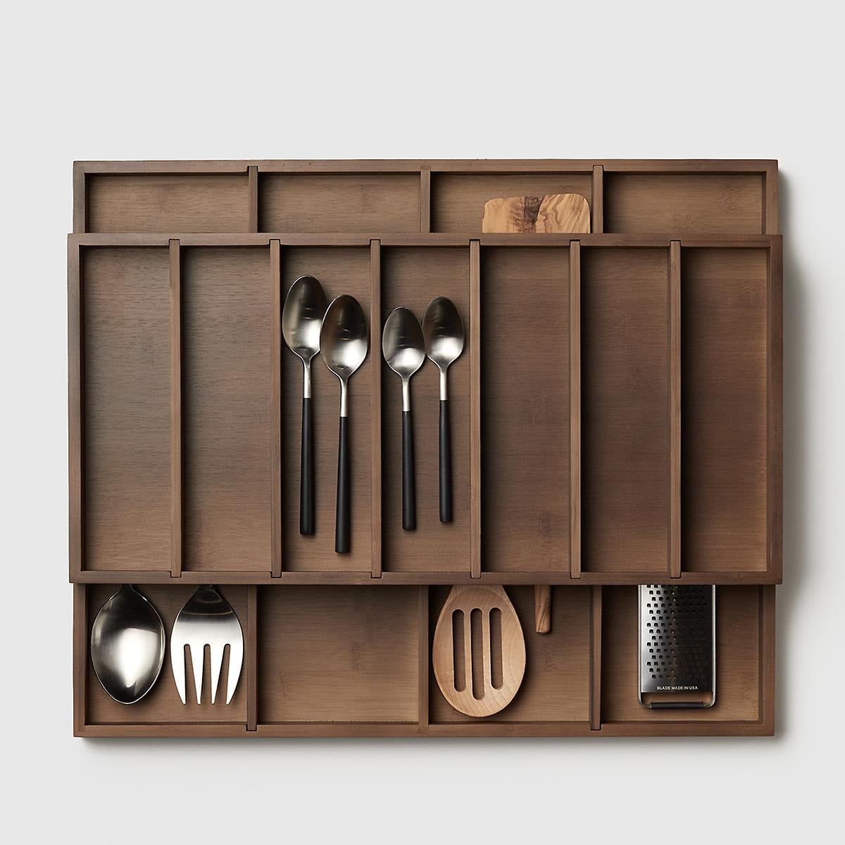 The Container Store x KonMari  2-Tier Flatware & Utensils Organizer