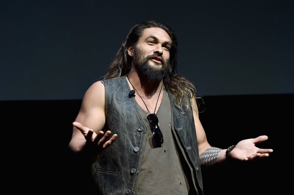 Jason Momoa at CinemaCon in Las Vegas 2017