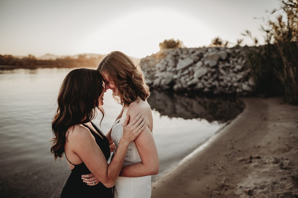 Sexy River Beach Engagement Photo Shoot