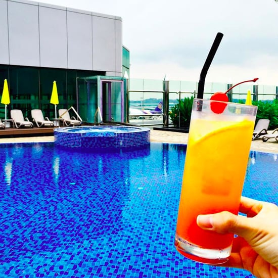 Changi Airport Rooftop Pool in Singapore