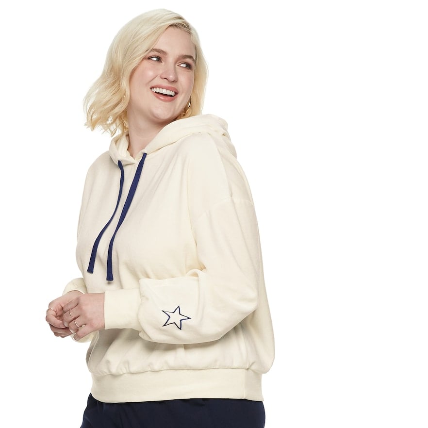 POPSUGAR at Kohl's Star Velour Hoodie