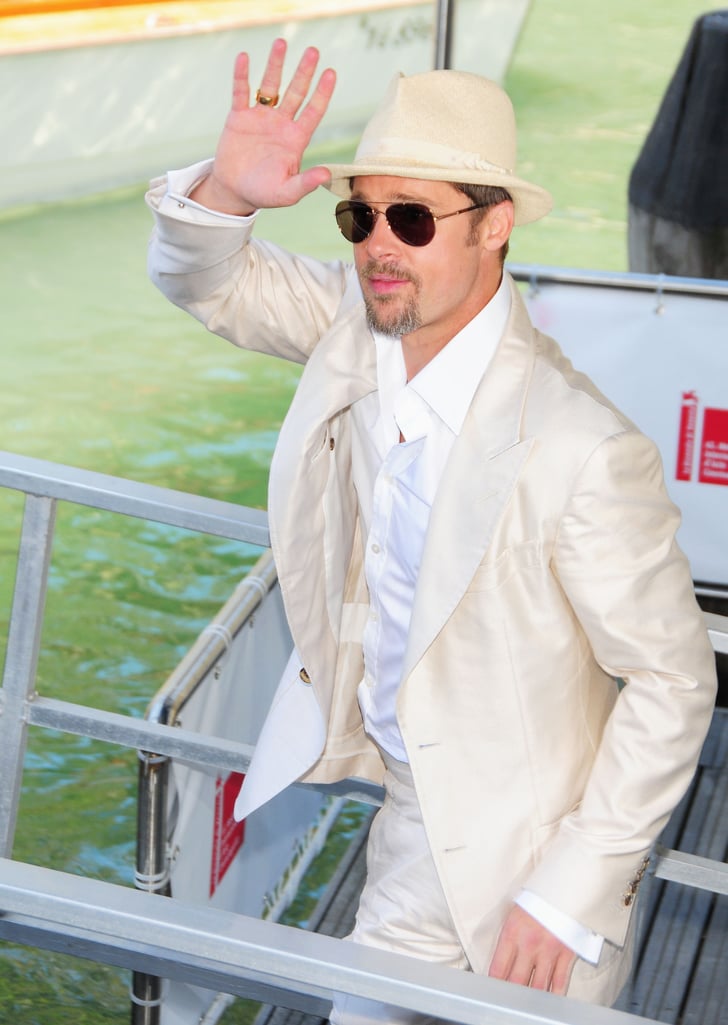He's Got a Waterfall Brad Pitt Facts POPSUGAR Celebrity Photo 32