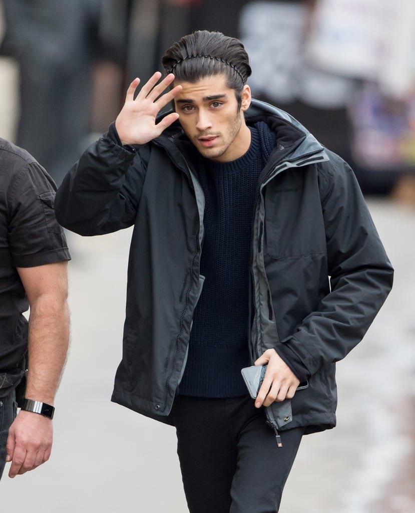 When he was all like, "Hi, bye."
