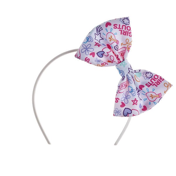 Girl Scouts Doodle Print Bow Headband