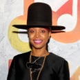 Erykah Badu Tries to Steal a Kiss From a Reporter on Live TV