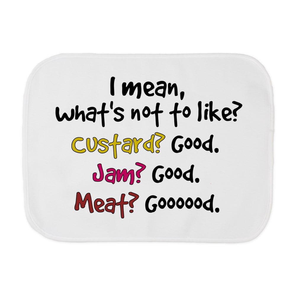 "What's Not to Like?" Burp Cloth