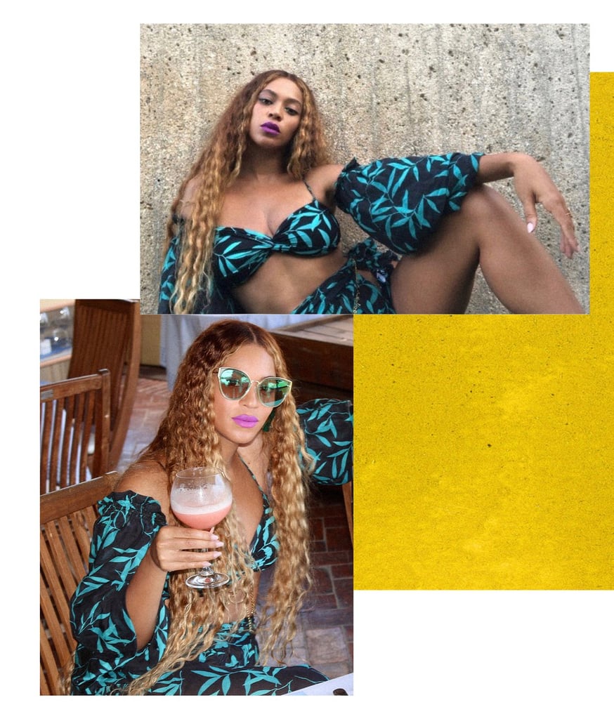 Pictures of Beyoncé Dressed as Lisa Bonet With Sir and Rumi