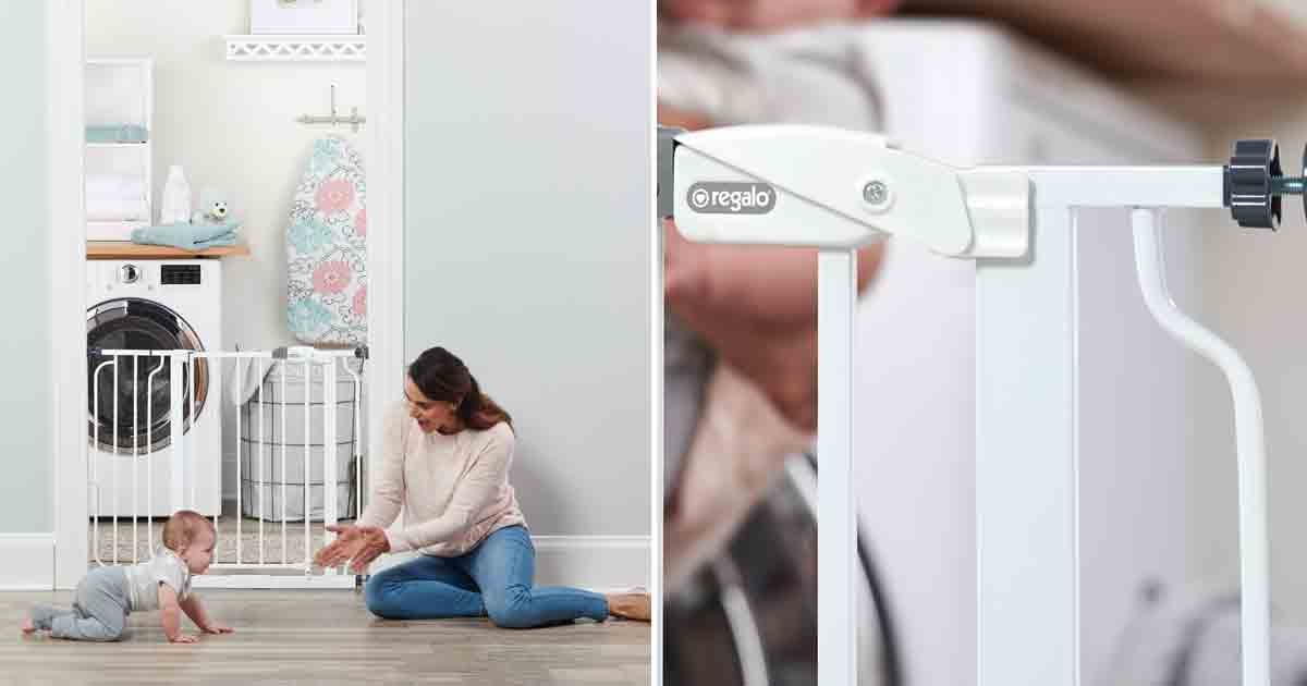 clear baby gate
