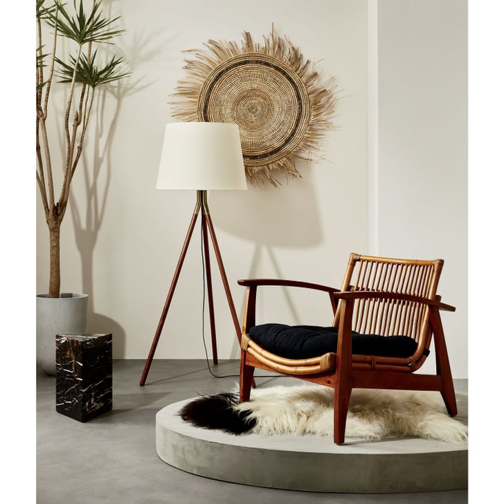 Rattan lounge deals chair with cushion