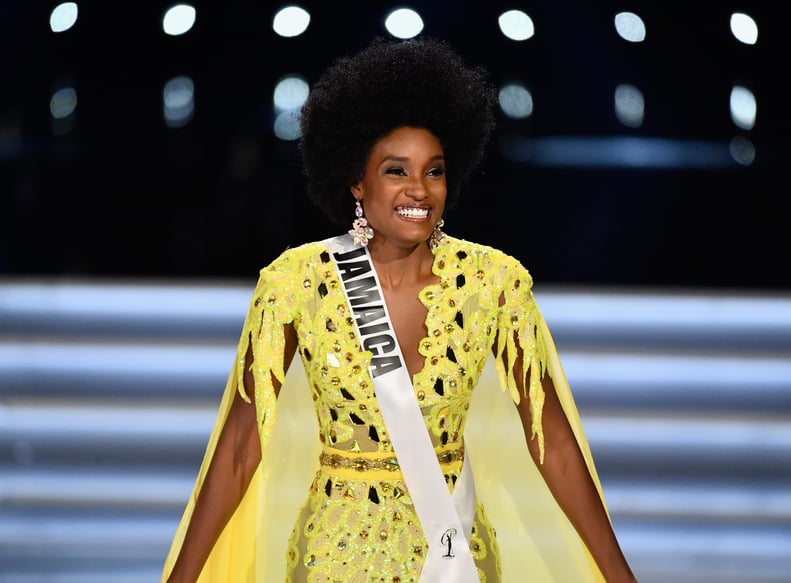 Miss Jamaica Davina Bennett Wears Afro at Miss Universe 2017