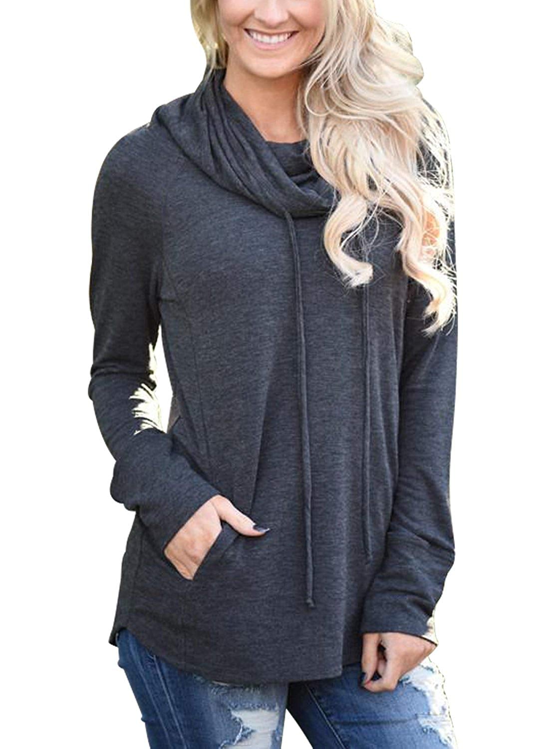 wholesale cowl neck hoodie