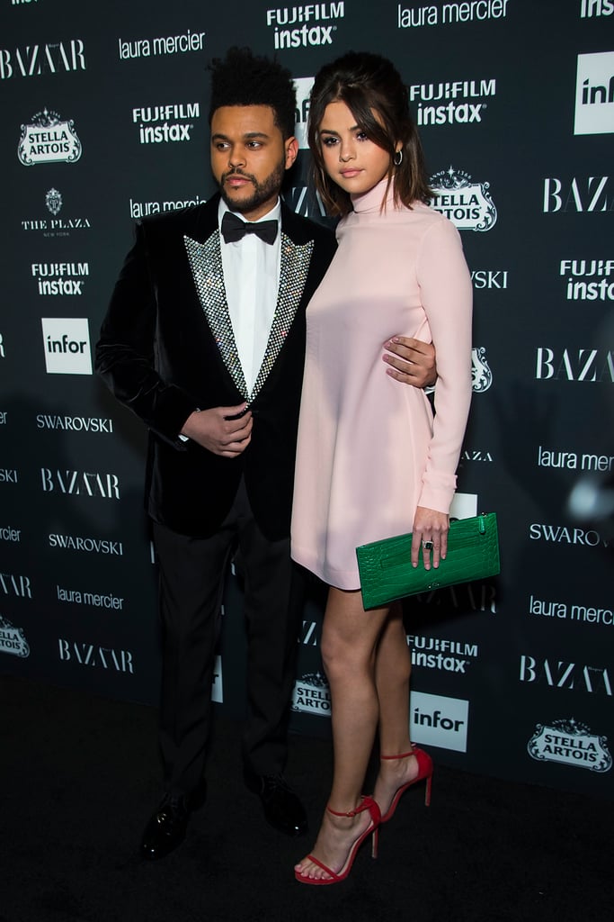 Selena Gomez Pink Valentino Dress at Harper's Bazaar Party