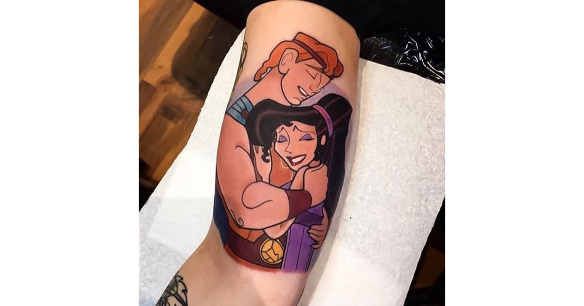 Hercules And Megara Disney Princess Tattoos Popsugar