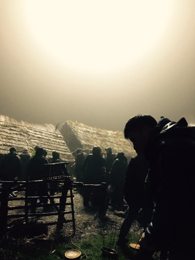Barclay joked, "It ain't easy being a bastard and executioner. On a rainy Fraterday night. #TBX."