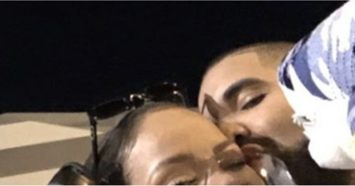 Drake Kissing Rihanna Instagram Photo August 2016 Popsugar Celebrity 