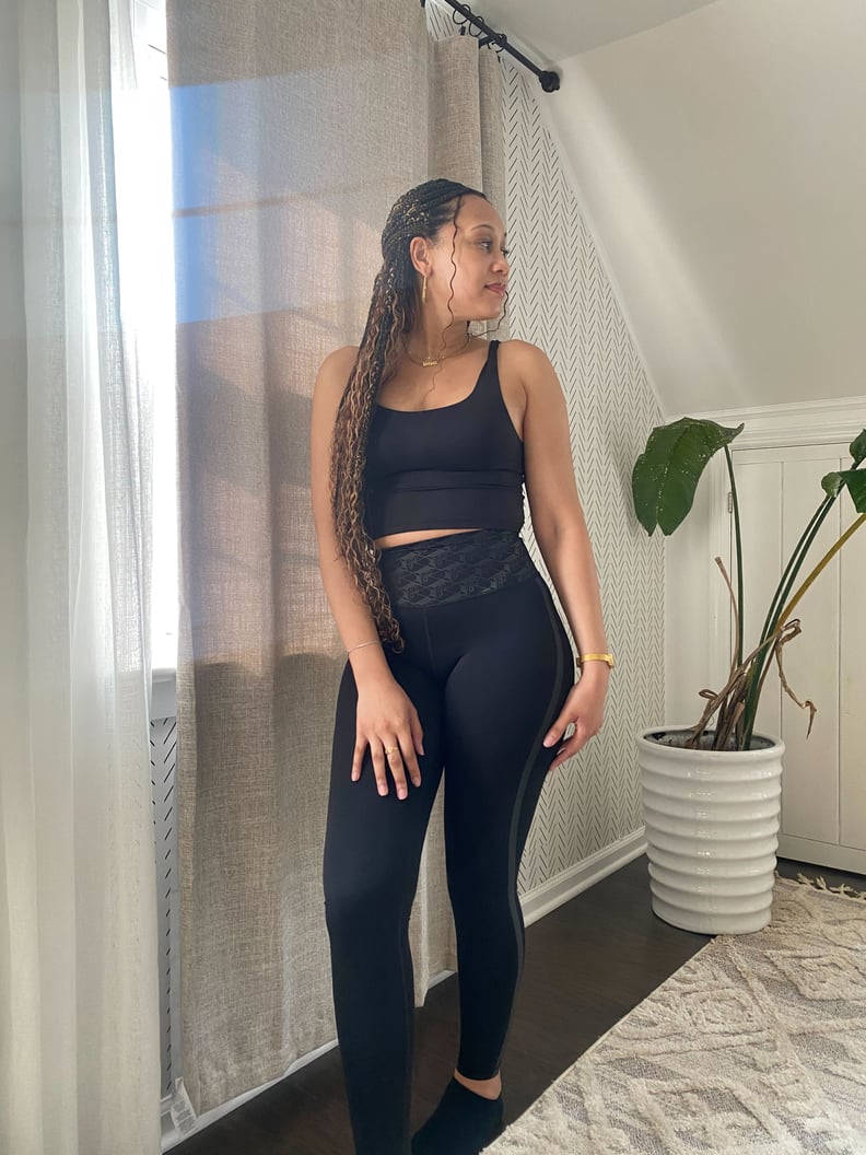 VS Pink Relay Longline Sports Bra + Relay Compression Leggings
