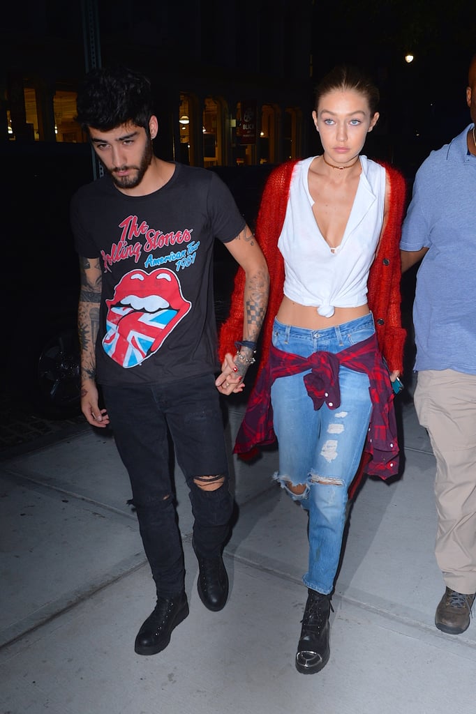 Zayn and Gigi showed us the casual way to do it.