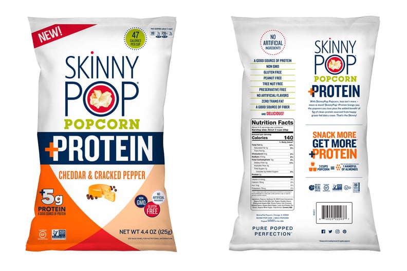 SkinnyPop Protein Popcorn in Cheddar & Cracked Pepper