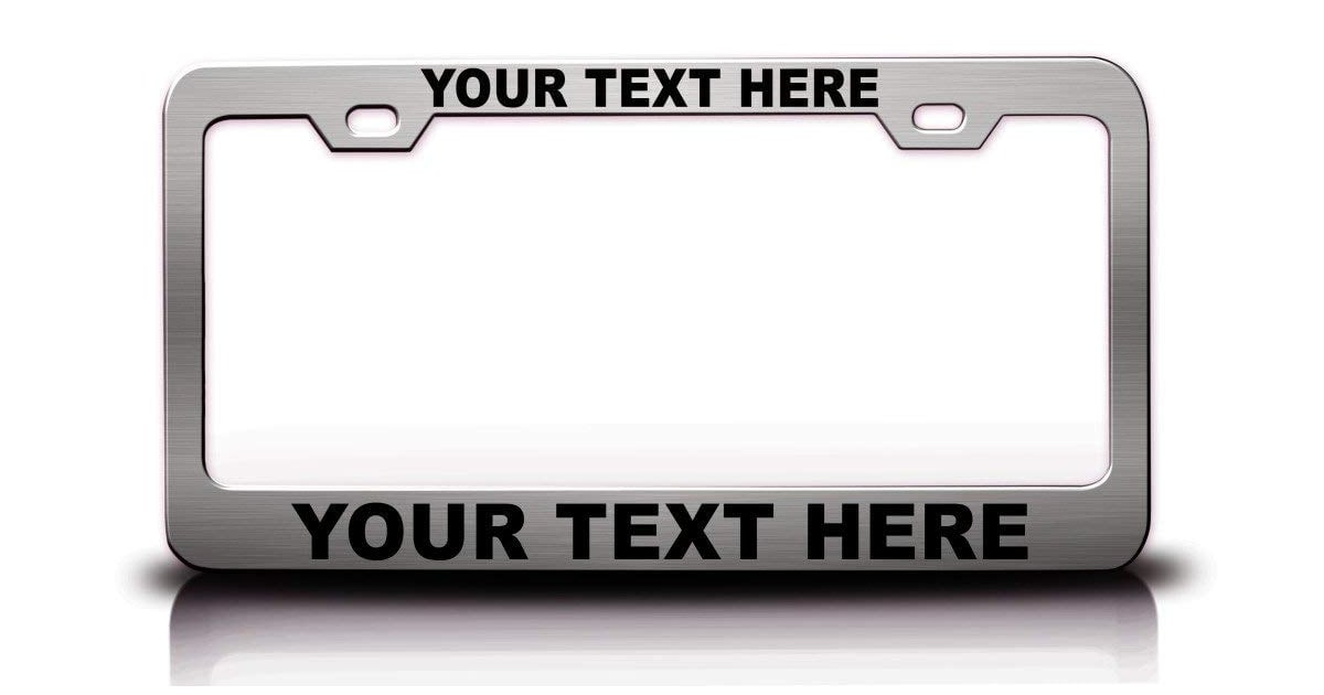 Personalized License Plate Tag Frame Best Personalized Gifts From