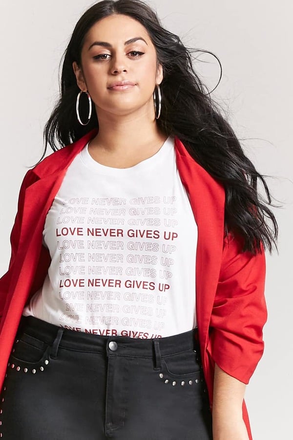 Forever 21 Love Never Gives Up Tee