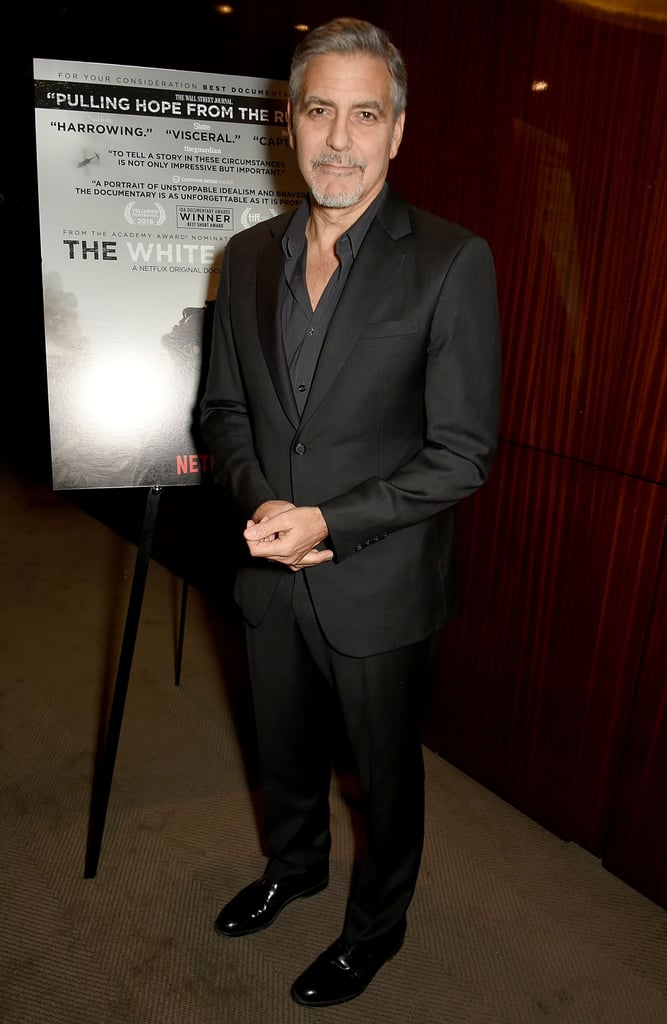 George and Amal Clooney at White Helmets Screening 2017